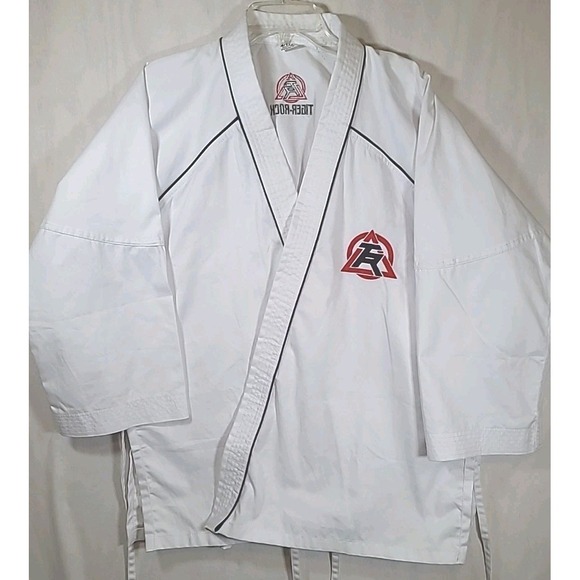 Tiger Rock Martial Arts Jacket‎ Size 4/170 White Logo Top Only Gi - Picture 2 of 10